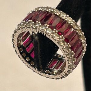 Danbury Mint Birthstone Beauty Eternity Ring - January